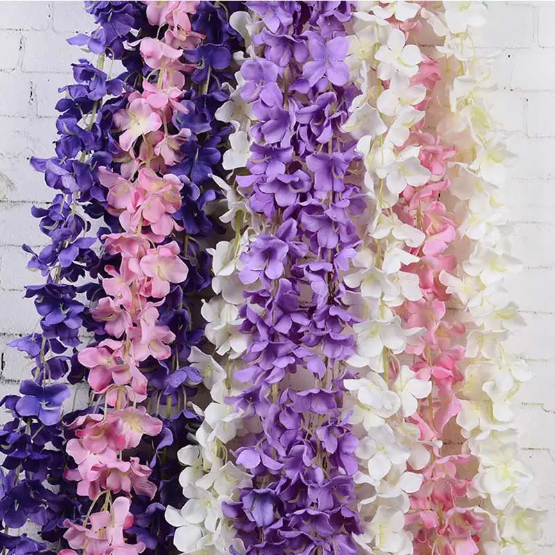 Горячая 10 шт ротанговая лента Wisteria искусственная Цветочная лоза для Свадебные