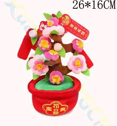 party favor Spring festive mascot ornament wedding photo props Peach orange Fortuna Doll Chinese New Year Decoration house gift | Дом и сад