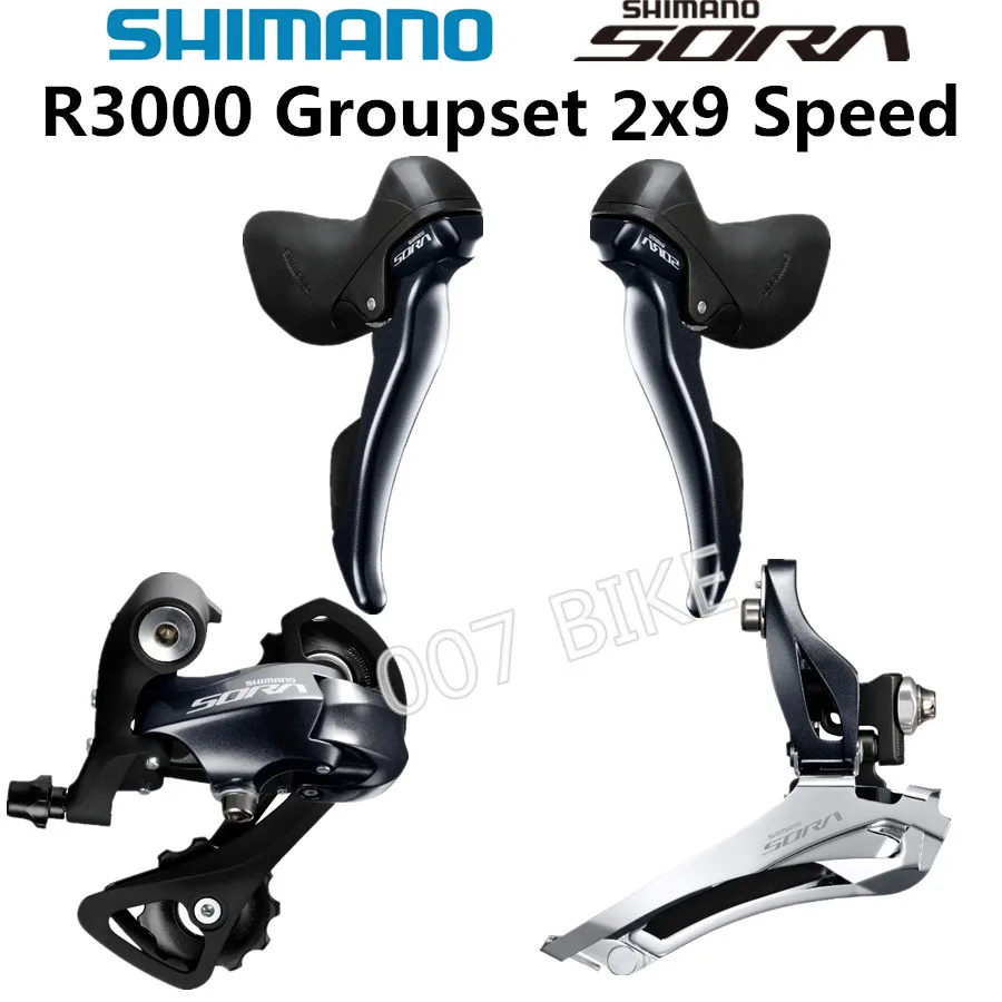 SHIMANO R3000 Groupset SORA R3000 переключатель дорожный велосипед ST+ FD+ RD передний переключатель задний переключатель рычаг переключения 3500