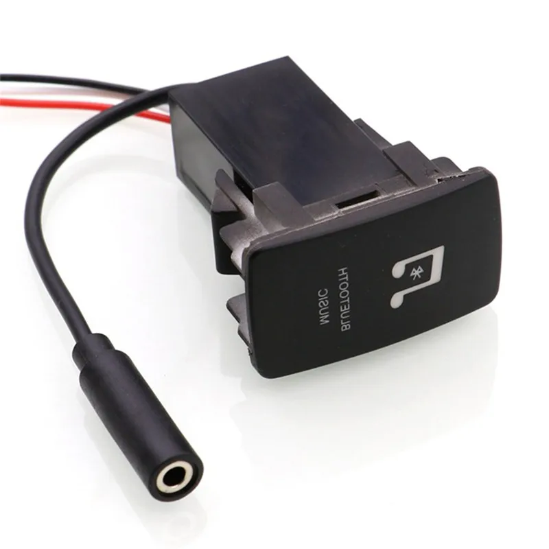 Автомобильный Bluetooth музыкальный адаптер Модуль панель установка AUX Выход использовать для TOYOTA, Camry, Corolla, Yaris, RAV4, eiz, Land Cruiser