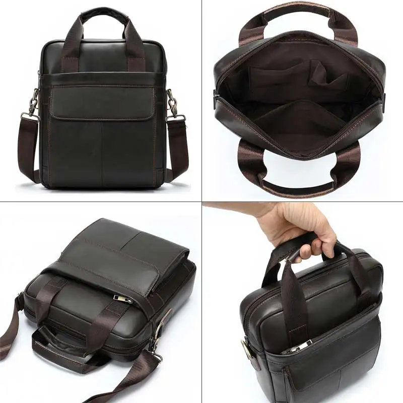 Мужская сумка на плечо MVA мужская из натуральной кожи сумки через для мужчин