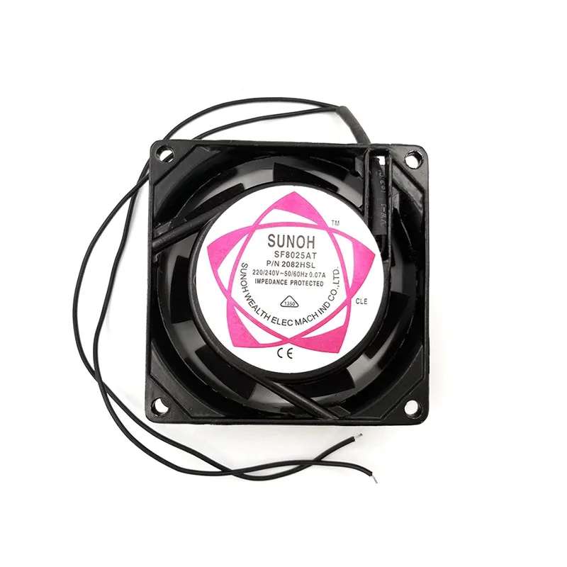 

Free Delivery.8025 sf8025at 8 cm 220 v ac fan Double bearing axial flow fan