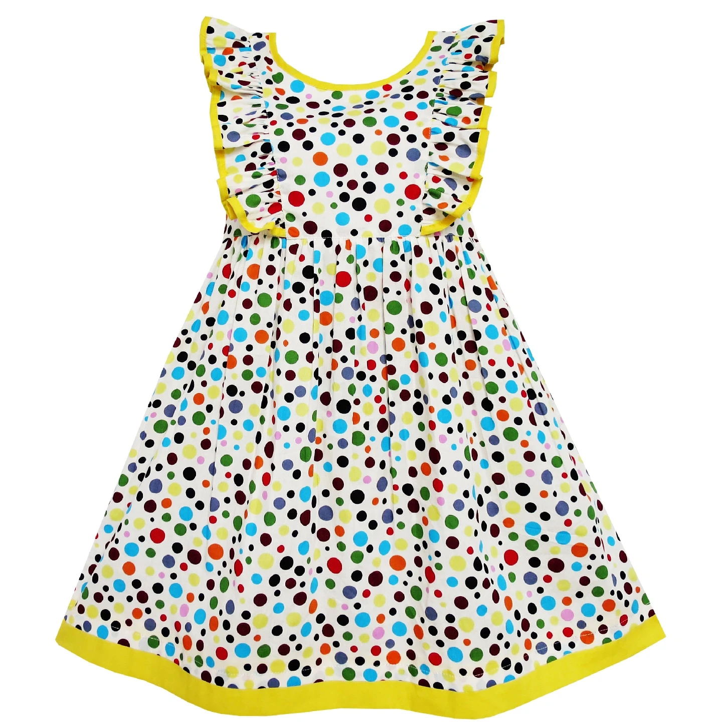 Flower Girl Dress Bow Tie Cherry Fruit Overlap Design Red Cotton 2020 Summer Princess Wedding Party Dresses Children Clothes | Детская