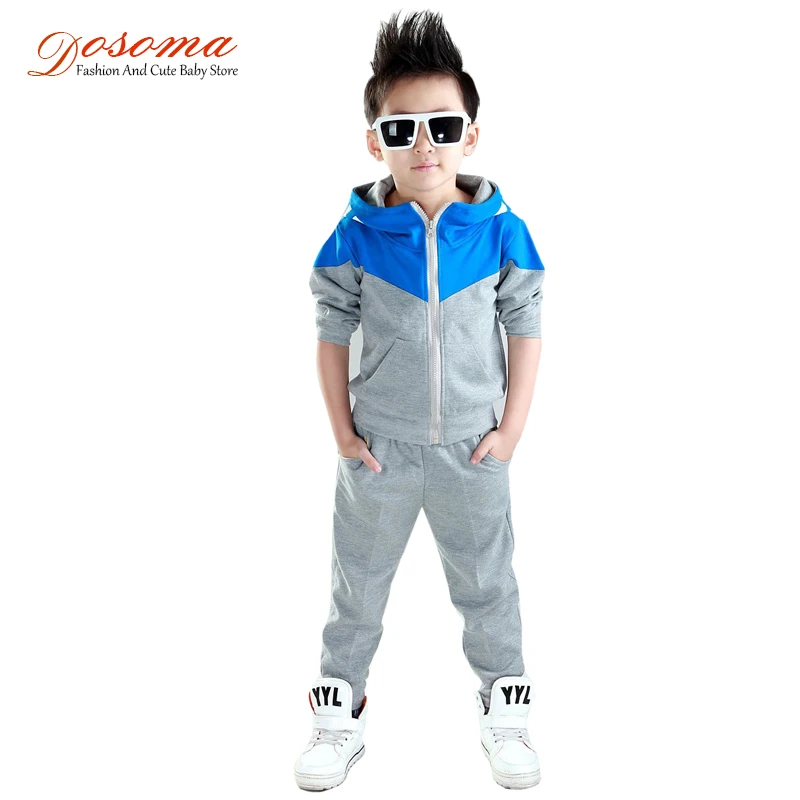 Dosoma Kids Clothes 2018 Baby Boy Spring Hooded Coats And Jackets Pants Set Korean Fashion Children Clothing Sports Suit For |
