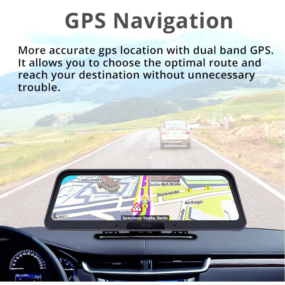 Новинка 1" потоковая 4G adas dash cam Android автоматическая камера двойная камера для автомобиля центральная консоль Зеркало для автомобиля и грузовика dash cam era