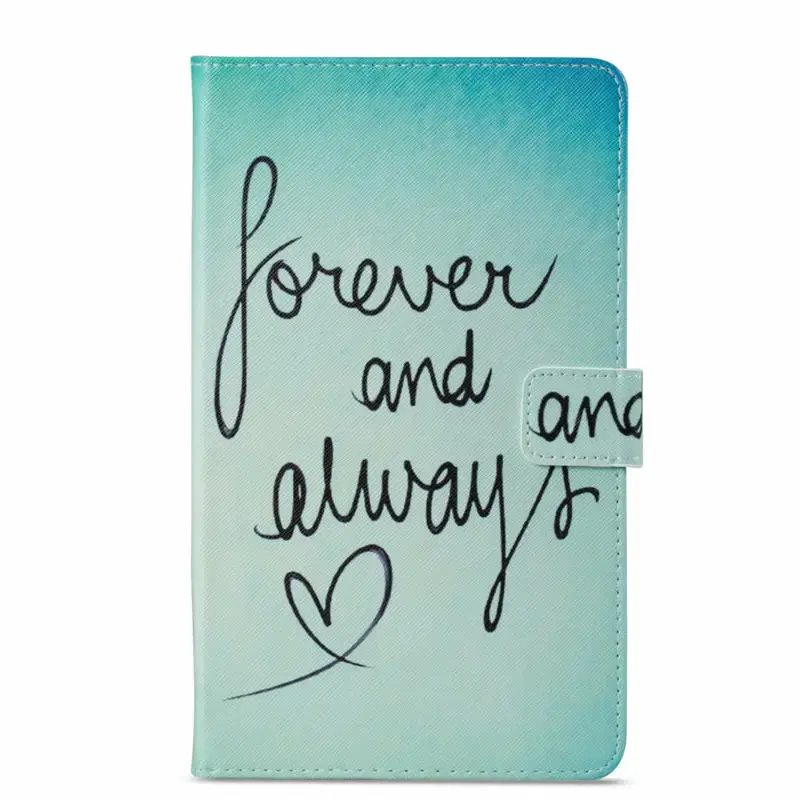 09 Модный чехол с изображением цветка Совы черепа для Samsung Galaxy Tab A 8,0 Smart tt385 8," Smart Cover Funda Tablet Shell - Цвет: 09