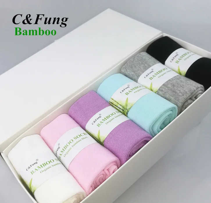 Носки женские C &amp Fung из бамбукового волокна в подарочной коробке Повседневное