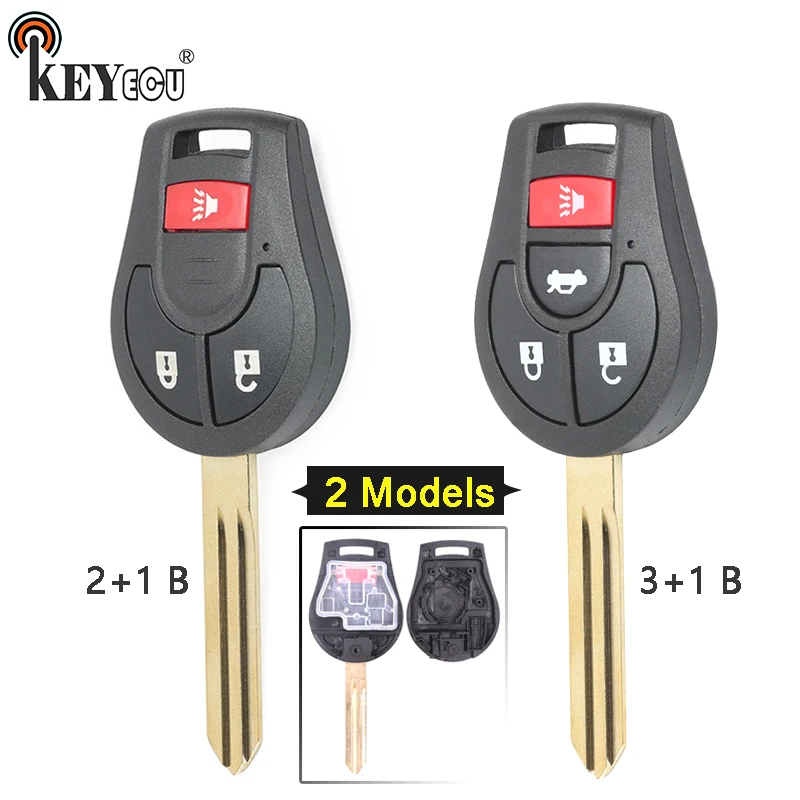 KEYECU для Nissan Altima Rouge Cube Juke Quest Armada 350Z Maxima Titan Versa в ассортименте 3 / 4 кнопки