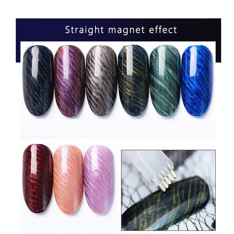 1 шт. магнитная палочка кошачий глаз с двойной головкой для гель-лака полоска 3D