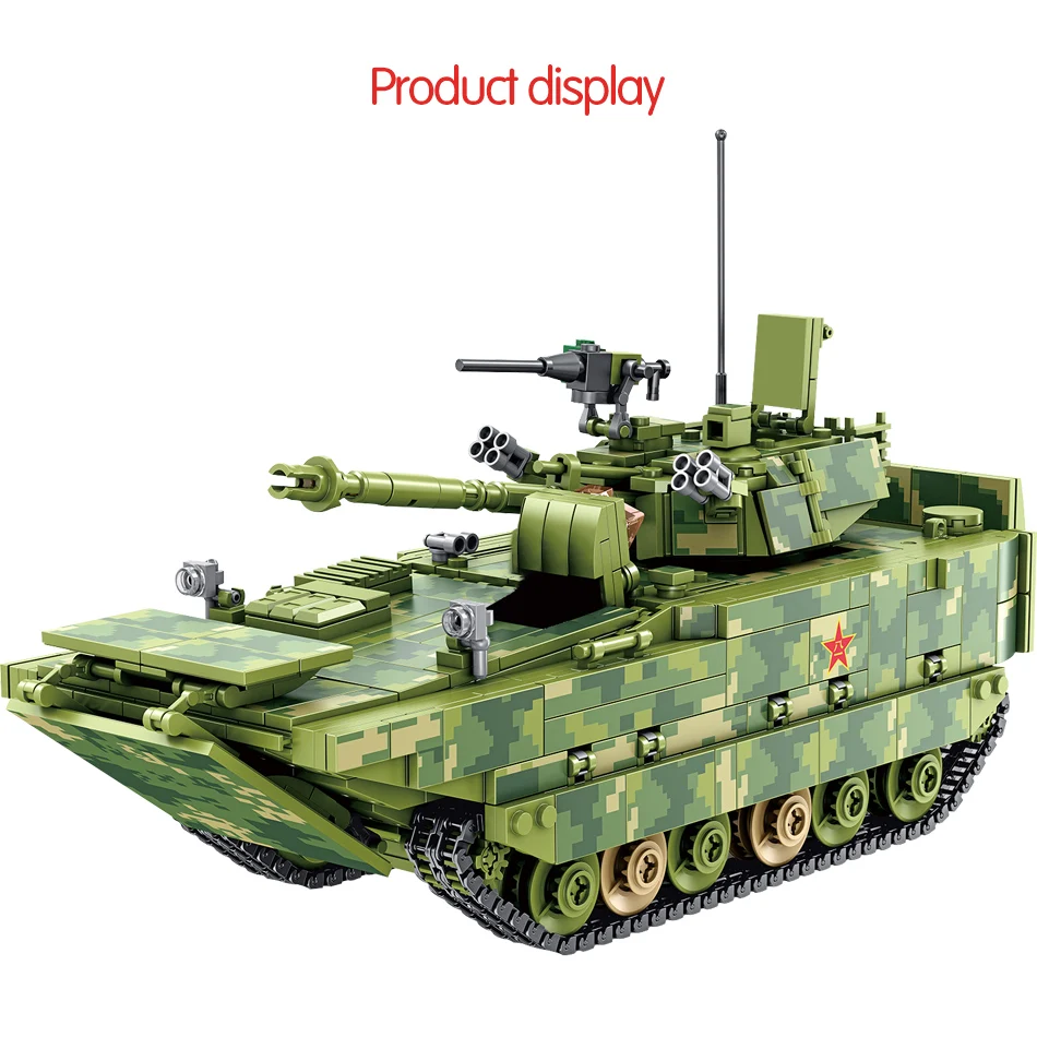 Военные игрушки-амфибия, Боевая пехота, танк, строительные блоки, совместимые WW2, городская полиция, фигурки, кирпичи для детей