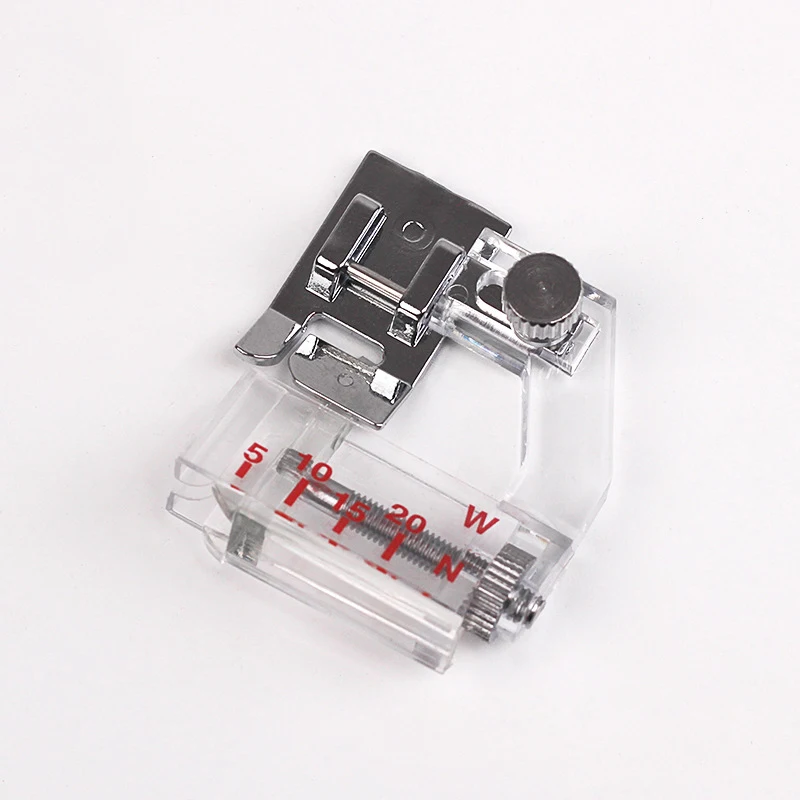 1 шт. Регулируемая прижимная лапка для швейной машины прозрачная шкала швейных