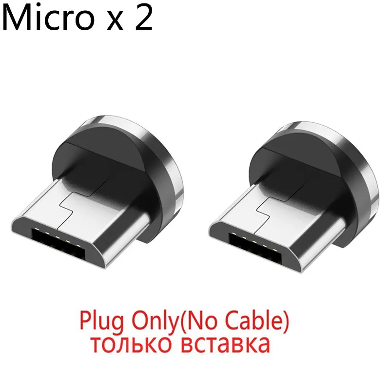 Круглый Магнитный Кабель с разъемом типа C Micro USB C с разъемами для быстрой зарядки телефона Microusb type-C магнитный разъем зарядного устройства для samsung S9 S10