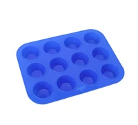 angrly diy silicone cake mould 12 round silicone mold muffin cups jelly pudding chocolate mould heat resistance silicone mold