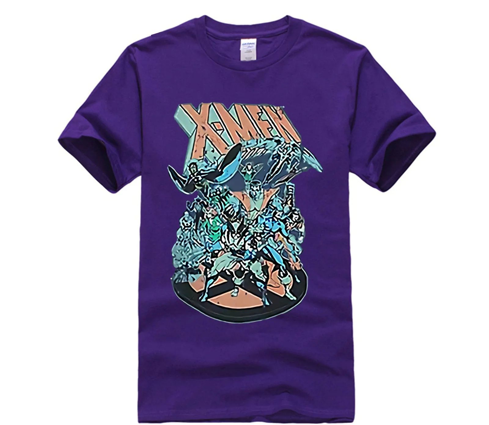 

Men Printing Short Sleeve Tshirt trend X Men Vintage Comic Fashion summer T-shirt