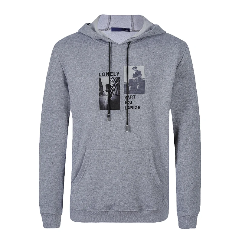 Новинка 2019 мужская толстовка с капюшоном Повседневный хлопковый пуловер
