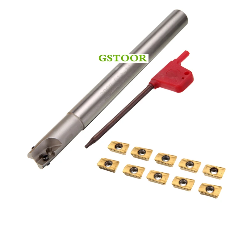 

1 шт. 300R C14 14 150 сверлильный стержень с 10 шт. APMT1135PDER вставки 150 мм хвостовик токарный станок токарный инструмент держатель токарный станок с ЧПУ Фрезерный резак