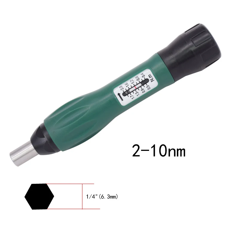 Высокоточная отвертка WISRETEC с регулируемым крутящим моментом 0 4 10 нм 1/4 дюйма