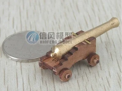 D6x42mm cannon NIDALE модель классический деревянный древних лодка пушки модель комплект ЧПУ ствольный канал перфоратора+ пистолет Перевозчик 4 размера вы можете выбрать изделия только 1 шт./компл - Цвет: D6x42mm cannon