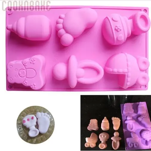 CDSM-574 COOKNBAKE DIY Форма для выпечки, формочка, силиконовая форма для мыла ручной работы, 8 овальных канавок, силиконовая форма для выпечки, сделай сам, SICM-008-13 - Цвет: CDSM-574