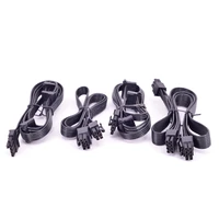 for corsair hx520w hx620w hx650w modular pcie 6pin to 8pin 62 pin 5pin peripheral 4pin sata power supply cable