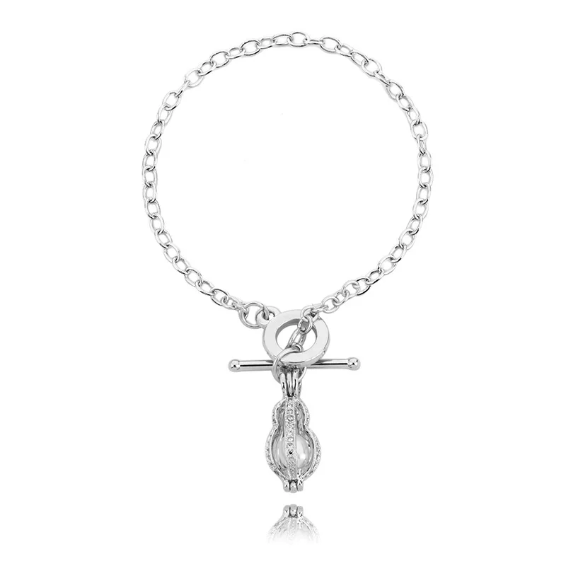 Арома жемчужная клетка распылитель эфирных масел медальон браслет Ювелирная