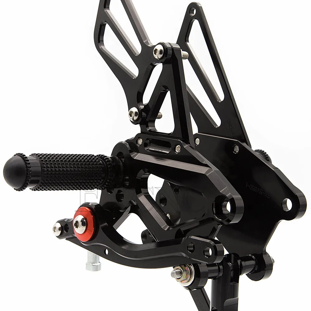 CNC Алюминий Регулируемый мотоцикл для отдыха комплект для ног подножки Rearset для Suzuki SV650 SV 650