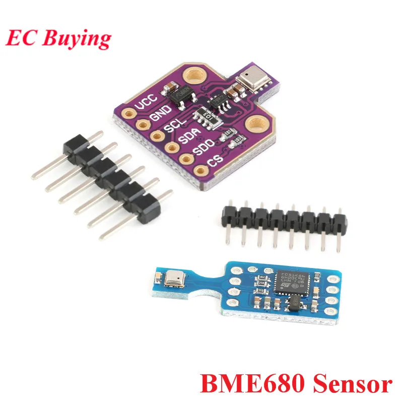 each type one pc BME680 цифровой датчик температуры и влажности, датчик давления, модуль CJMCU-680/GY-MCU680V1, давление воздуха, качество воздуха IQ, макетная плата - Цвет: each type one pc
