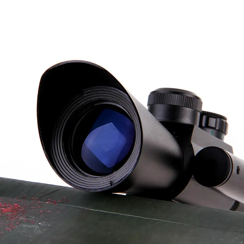 Охота Голографическая Тактический 4X30 Красный Зеленый Миль Dot Прицел ж/Красный