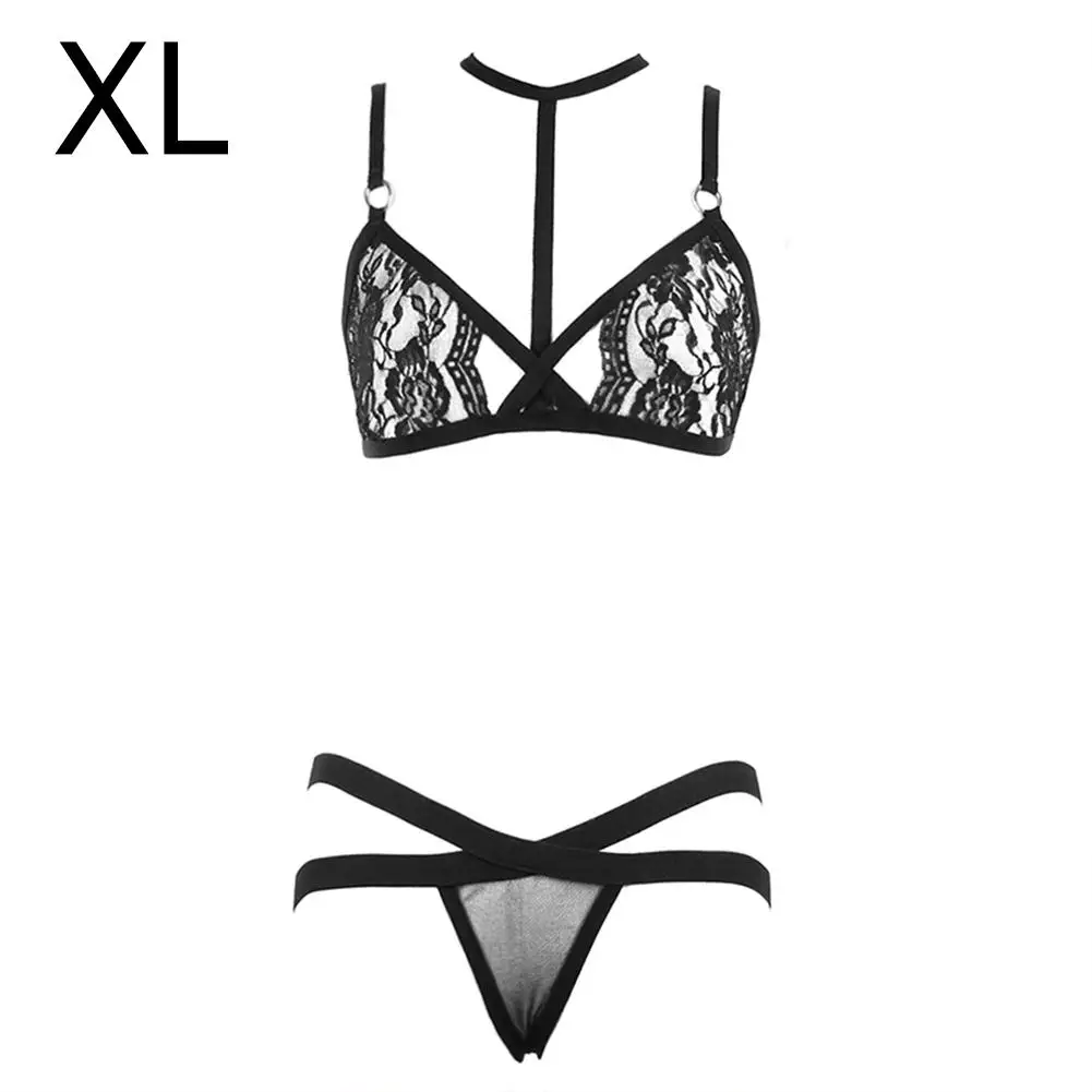XL Нижнее белье Biustonosz, женское нижнее белье, костюм, модное сексуальное кружевное сексуальное нижнее белье, топы, набор, сексуальный комплект, Conjunto Ropa Interior - Цвет: XL