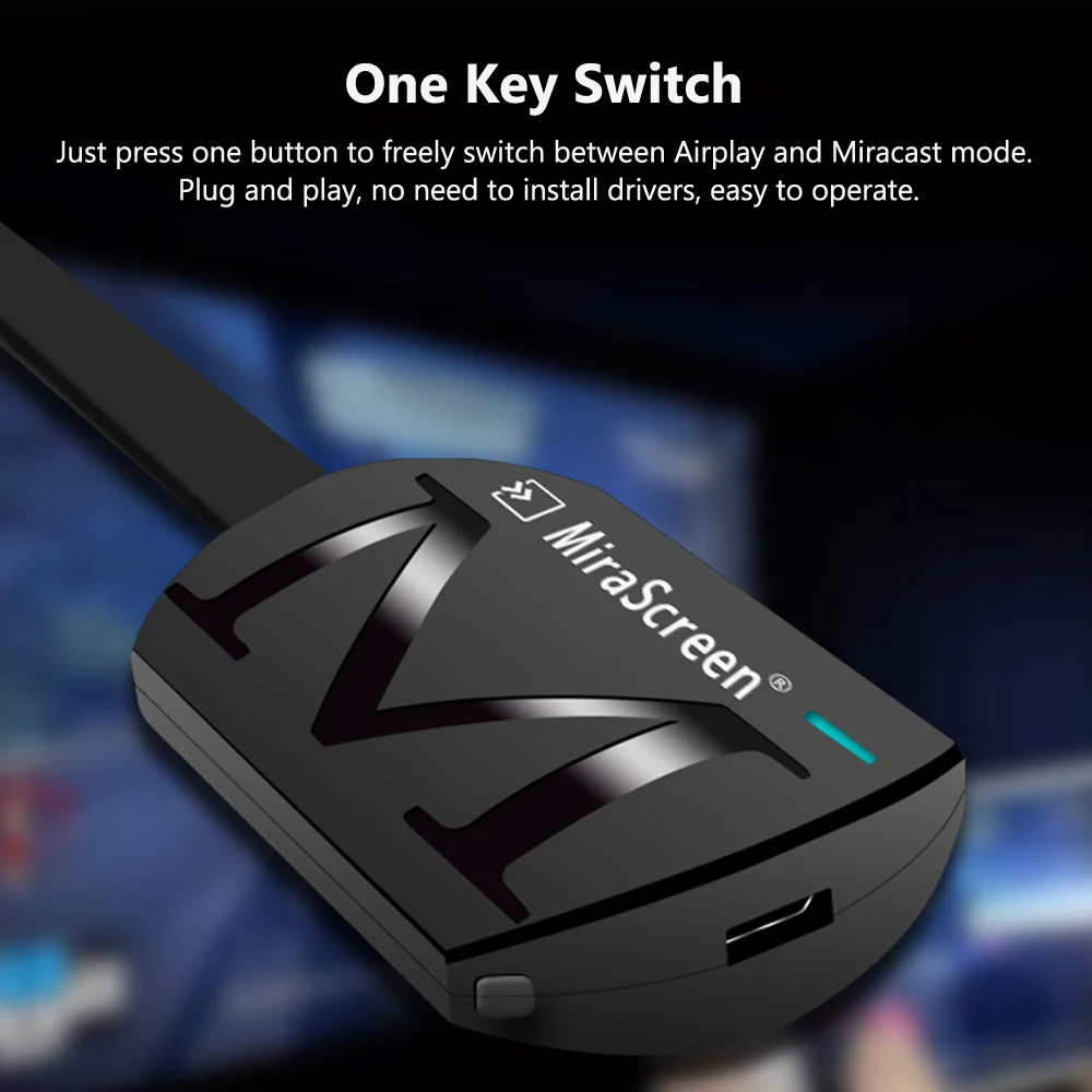 Mirascreen G4 Smart TV Dongle HD 1080P видеоприемник Displayer DLNA Airplay Miracast Airmirroring | Электроника
