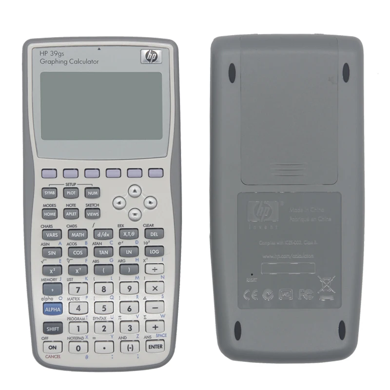 Hp 4 шт. ручной калькулятор 99 39gs Студенческая научная линия дисплей портативный многофункциональный калькулятор оригинальная графика