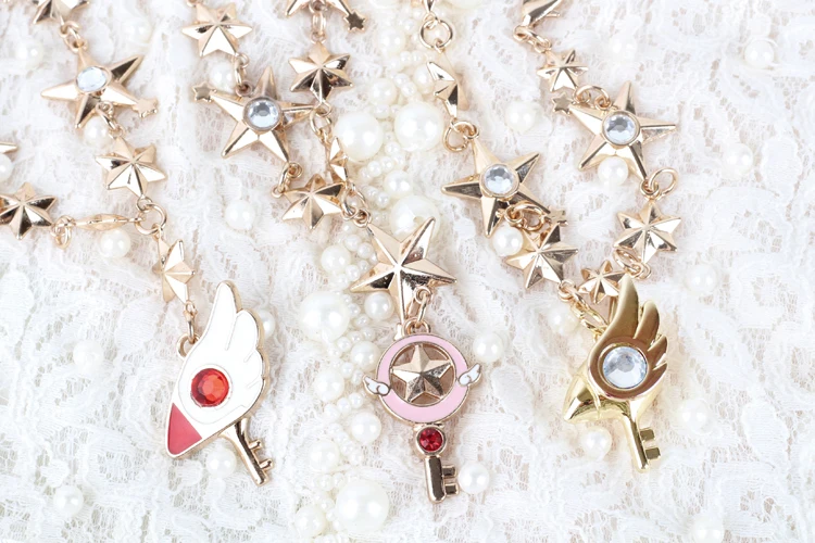 Различные карты captor cardcaptor Сакура cherry подвеска брелок key сумка DIY кулон повесить брелок Подвеска на сумку