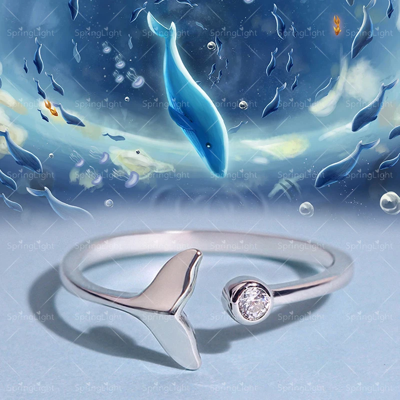 Женское кольцо в виде рыбьего хвоста SpringLight | Украшения и аксессуары