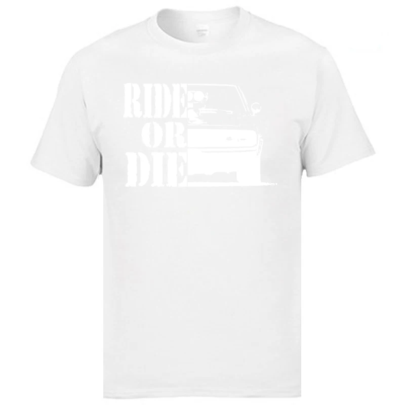 

Ride or Die Car Classic Tops T Shirt Van Car Coupons Round Neck Normal Short Sleeve 100% Cotton Sumemr Top T-shirts For Men
