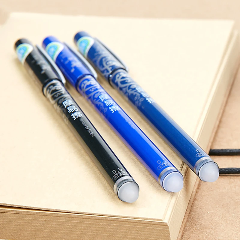 Ручки гелевые стираемые унисекс 0 5 мм синие черные красные|erasable gel pens|gel penred ink pen |