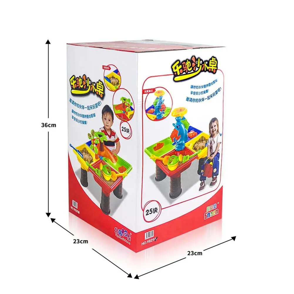 1 комплект детский пляжный стол песочный игровой набор игрушек детские