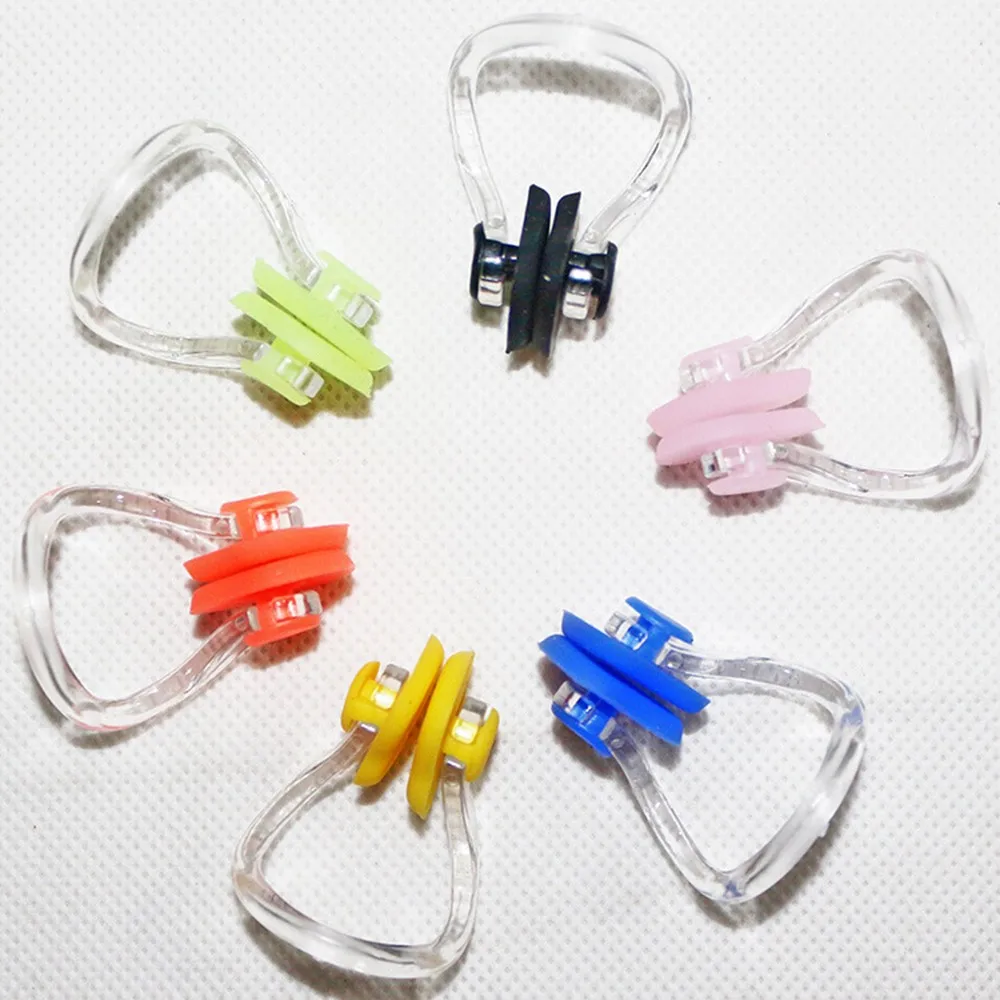 

Soft silicone swimming nose clip Optional multi-color high-quality silicone material swimming pool water sports accessories