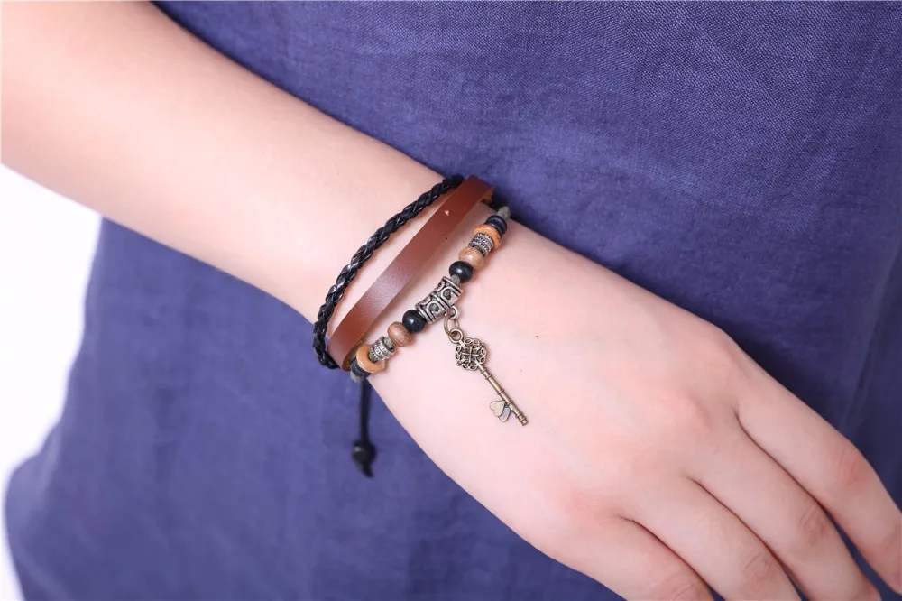 2017 снимков ювелирные изделия Регулируемая любовь ключ Браслеты и браслеты