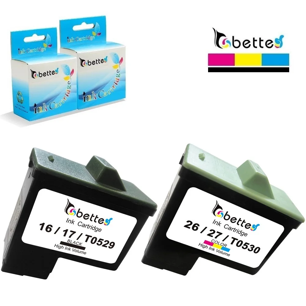 Черный+ Цвет чернил для принтера Lexmark 17 27 картриджи для принтера I3 X1110 X1130 X1140 X1150 X1155 X1160 X1170 X1180 X1185 X1190 X1196 X1250
