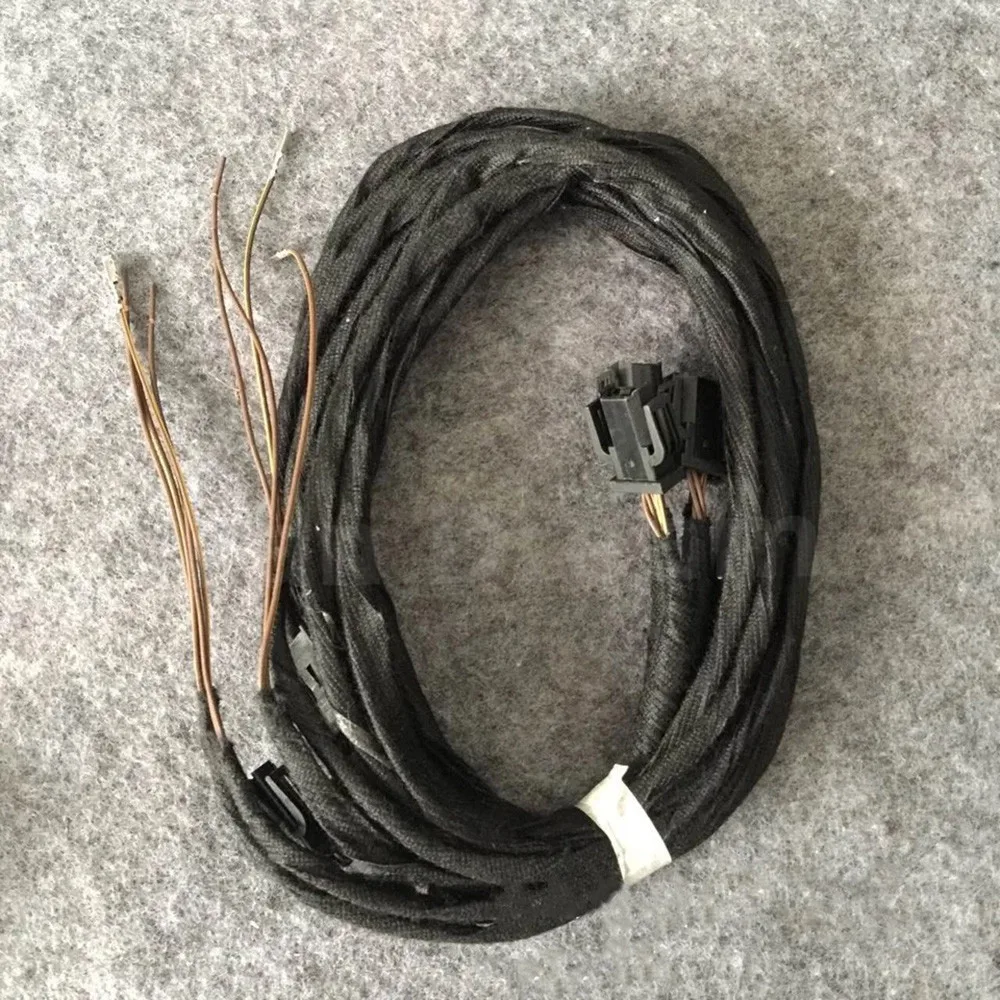Set Door Panel Warning Footwell Light Lamp+ Harness Cable For Audi A3 A4 B8 A5 A6 A7 A8 Q3 Q5 TT 8KD947411 6Y0947411 8KD947415