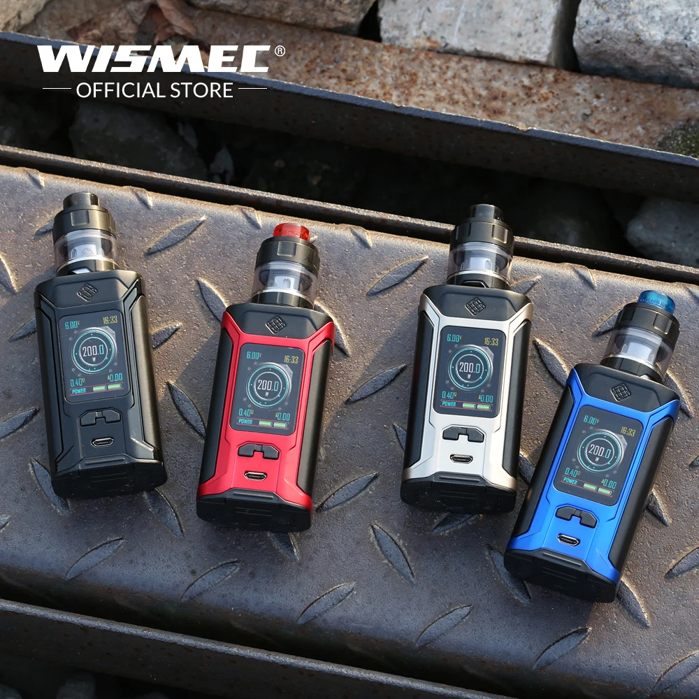 [США склад] Wismec извилистые RAVAGE230 с GNOME Evo танк 2 мл/4 мл опустошать 230 С шт. 18650 батарея
