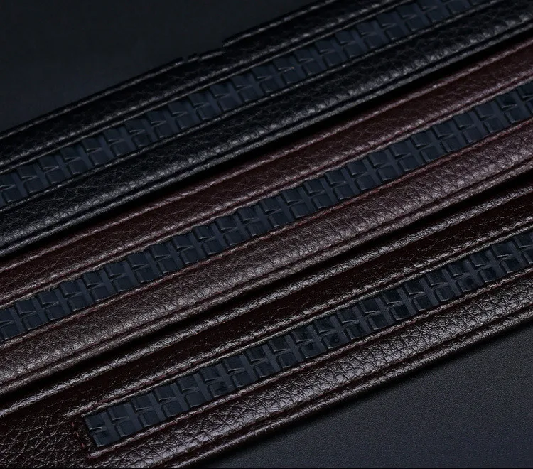 

VOHIO 2017 Designer Belts for Men Automatic Buckle Belt Crocodile Belt Men's Leather Belt Men's Leather 3.5CM Wide No Buckle