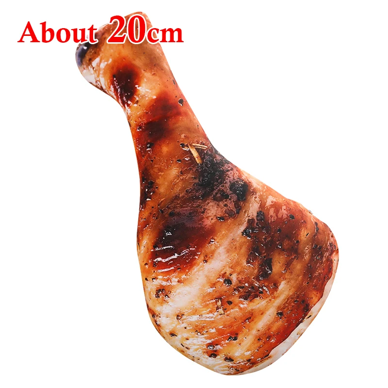 20 см куриная нога Подушка Simualation плюшевая игрушка мягкая Фаршированная еда
