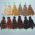 Бесплатная доставка, заводское предложение, оптовые продажи, 15 см25 см, парики для кукол шарнирных куколSD, вьющиеся волосы для самостоятельной сборки, парик для кукол 13 14 шарнирных кукол