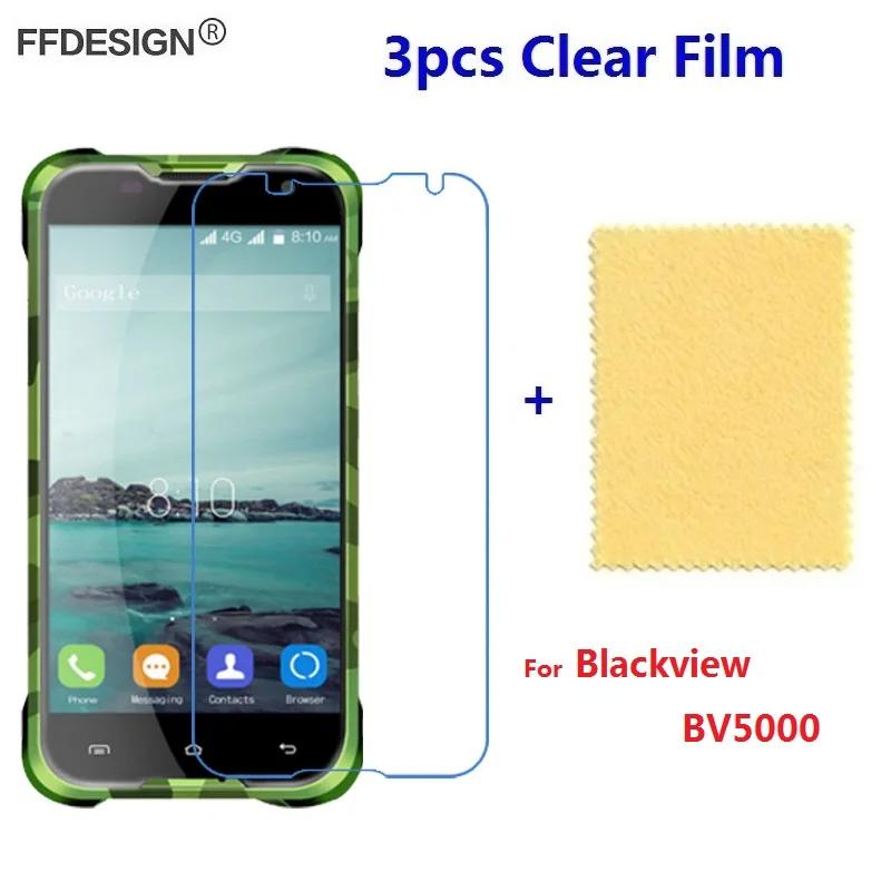 3 шт. Защитная пленка для ЖК экрана Blackview BV5000|Защитные стёкла и плёнки телефонов| |