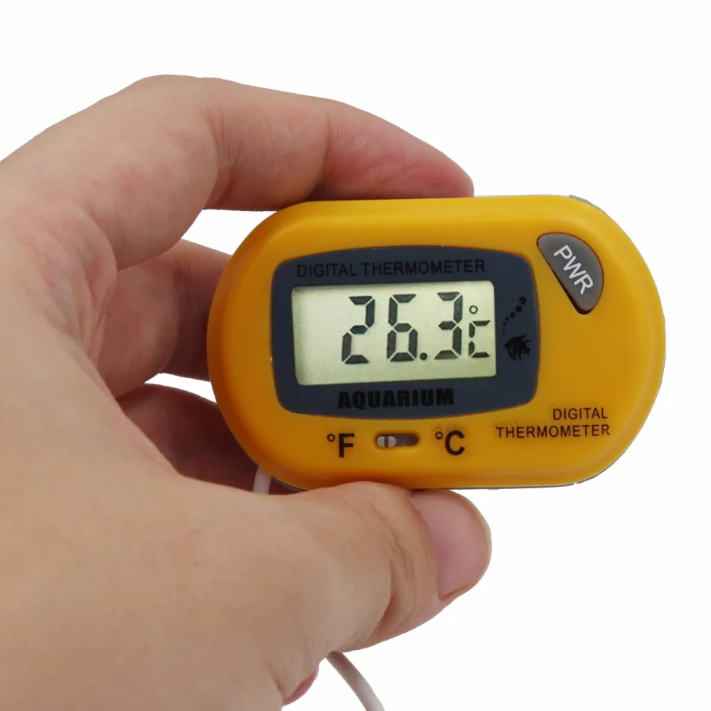 10 шт./лот термометр для аквариума с ЖК дисплеем|temperature thermometer|refrigerator waterthermometer