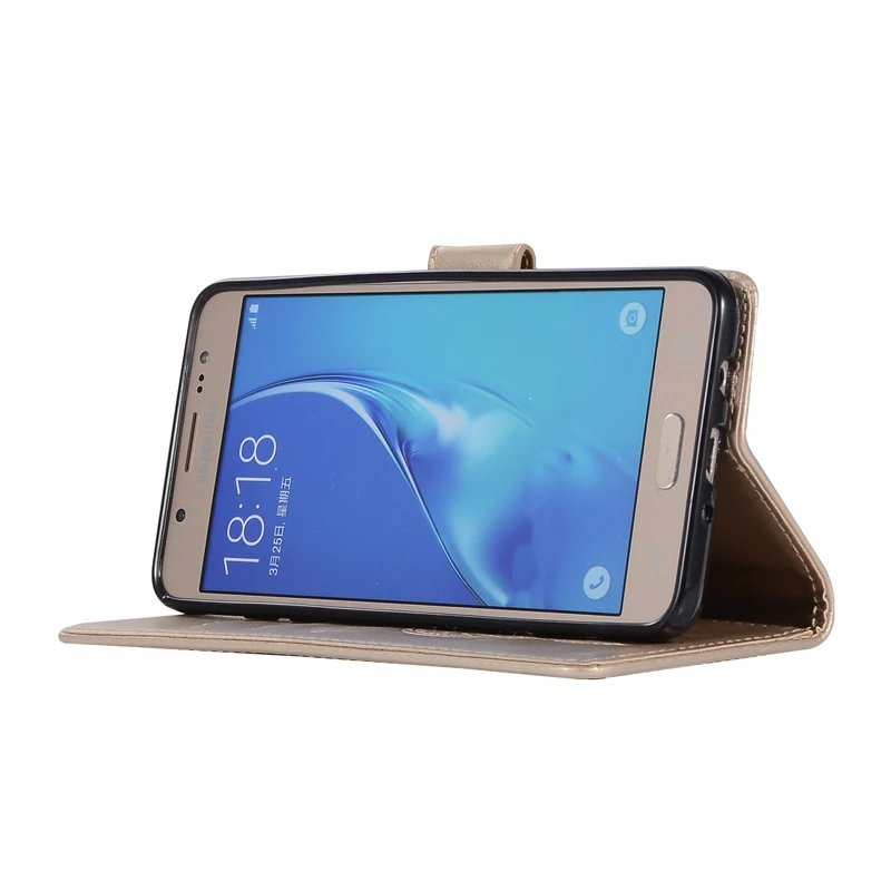 For Samsung Galaxy J710 On8 J7 2016 J76 Flip Wallet Case SM J710F J710FN J710M J710H Leather Cover J7108 J710F/DS Card Slot Bag | Мобильные