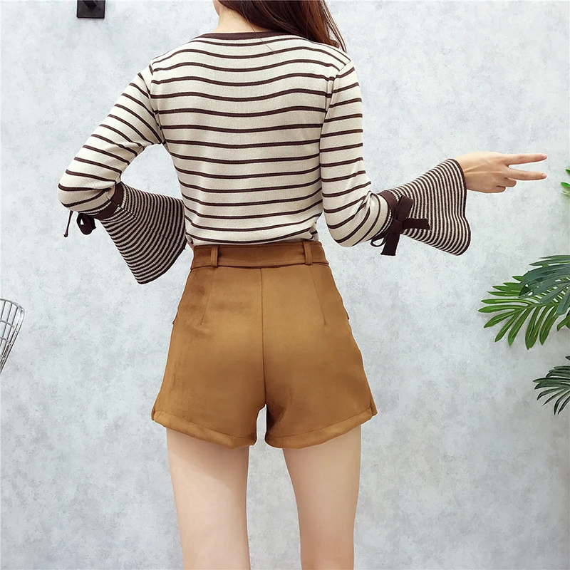 2017 г. ограниченное предложение Новинка полный костюмы Рог лук в полоску с