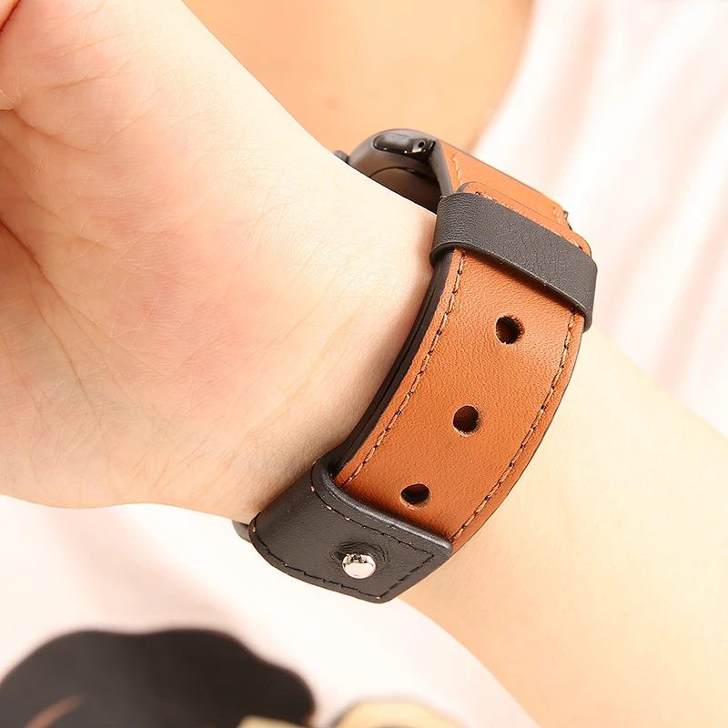 Ремешок для часов apple watch 42 мм 38 44 40 кожаный ремешок iwatch correa серии 4/3/2/1 aple