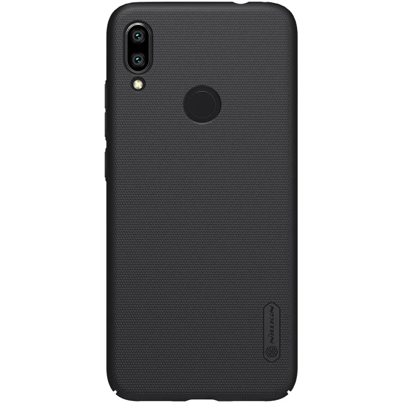 Черный Xiaomi Redmi Note 7 чехол Nillkin Супер Матовый Защитный чехол Note7 жесткий чехол из поликарбоната для Redmi Note 7 Nilkin матовый чехол для телефона - Цвет: Черный